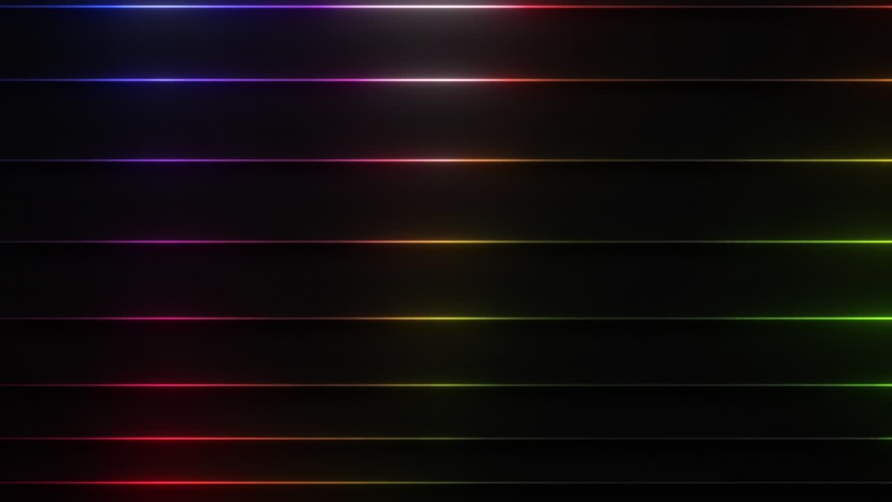 Abstract Neon Lines Background