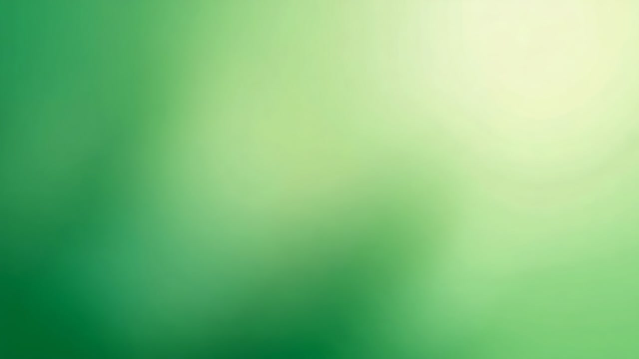 Playing abstract green gradient remaining steady in five-frame clip, serving as subtle backdrop