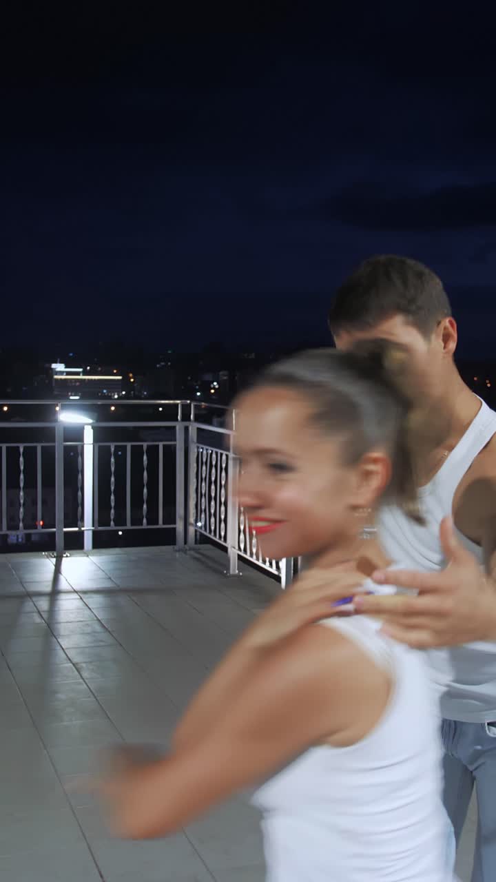 Night Rooftop Stroll