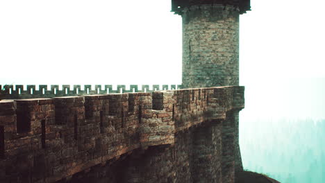 old-castle-walls-at-the-sunset