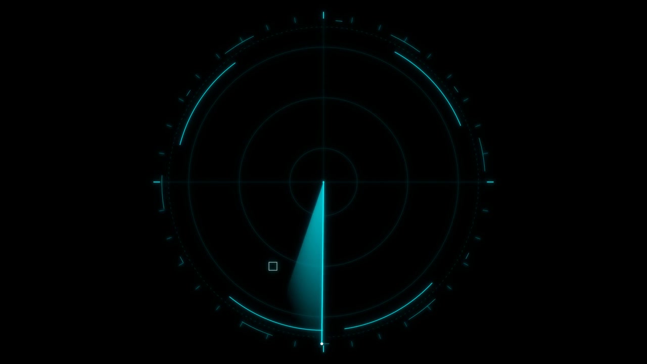 Schermo Radar Digitale in Scansione per Obiettivi