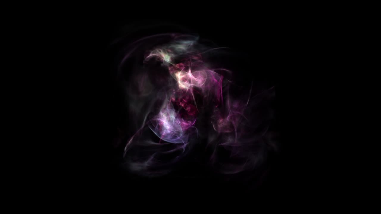 빛나는 에너지의 흐름, 빛의 마법은 다른 방향으로 회전, 미래의 안개 파동, 반이는 밝은 소용돌이.