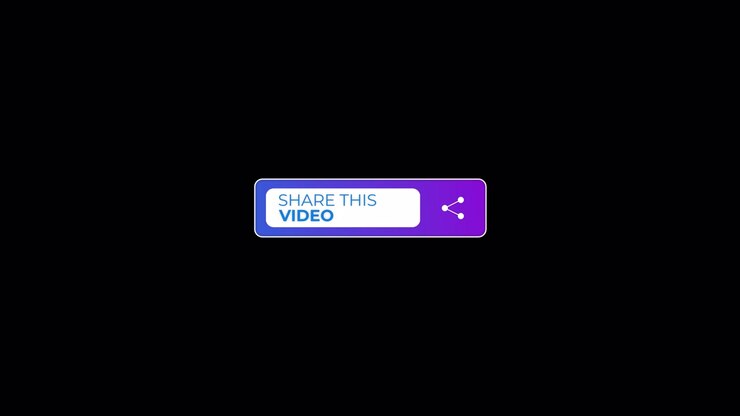 Mouse Cursor Clicking Animated Share This Video Button