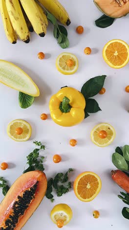 colorful fruits and vegetables