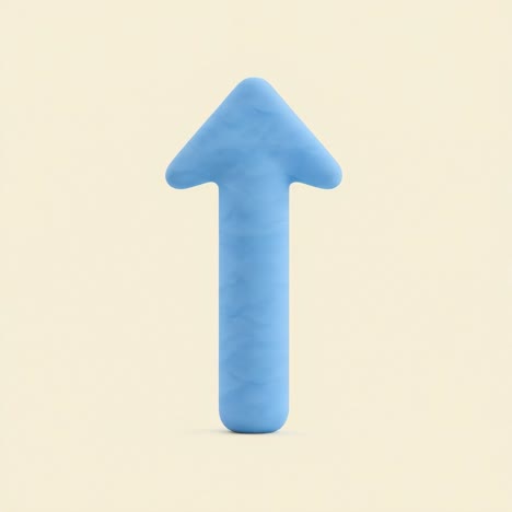 blue arrow pointing up