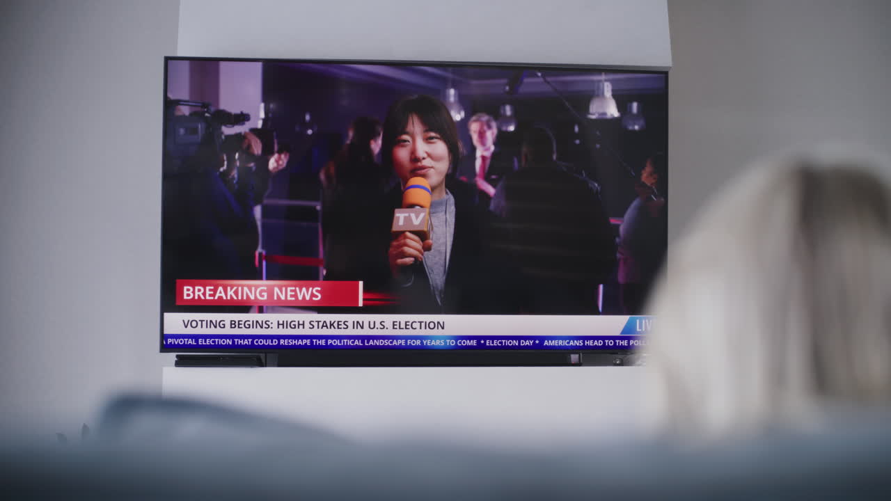브레이킹 뉴스: 미국 선거 보도