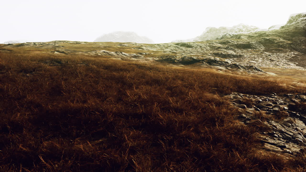 vista panorámica de las montañas cubiertas de nieve