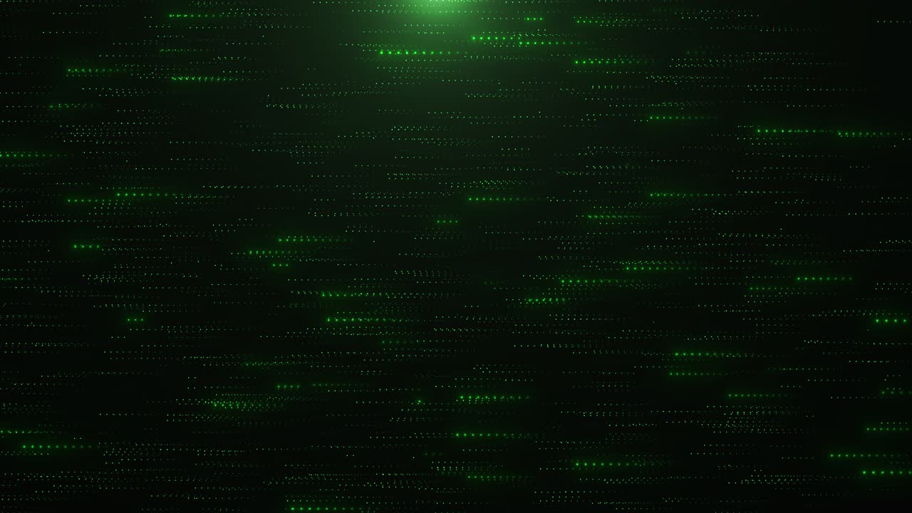 Big data futuristic hi tech technology digital code rain in a matrix inspired futuristic style