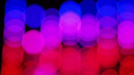 luces de neón bokeh de color borroso