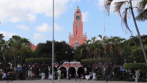 merida yucatan mexico centro park downtown