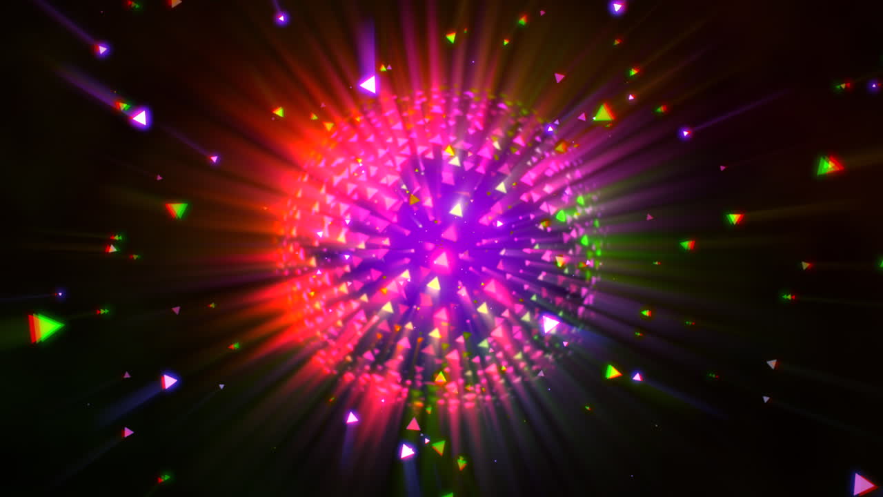 movimiento colorido bola de discoteca 2