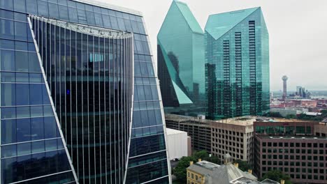 vista aérea del horizonte de dallas