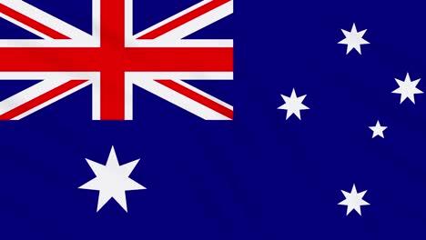 australia flag waving cloth background, loop