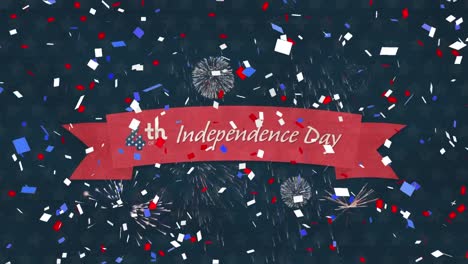 Colorful-confetti-falling-over-Independence-Day-text-and-fireworks
