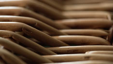 static macro close up wooden basket