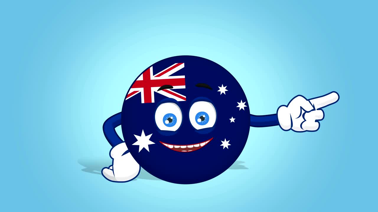 카 아이콘: 오스트레일리아 발 오른쪽 포인터, 얼굴 애니메이션, 알파 매트