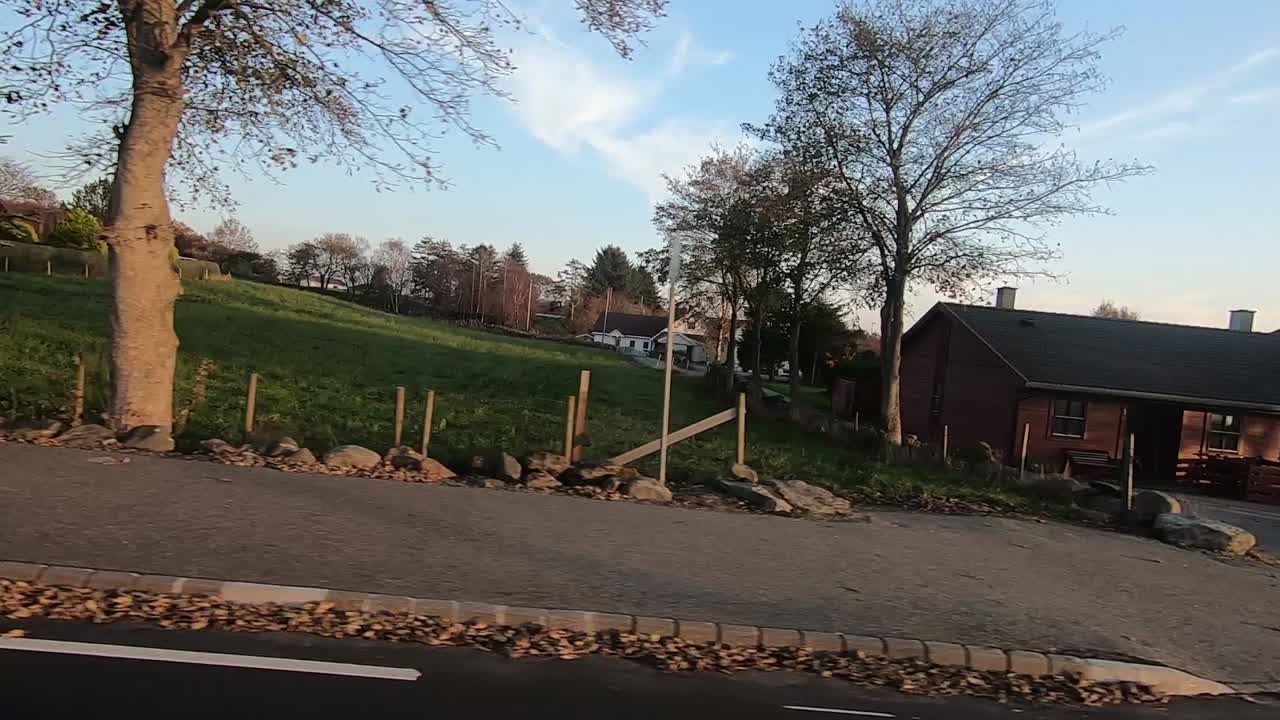 시골을 운전하다