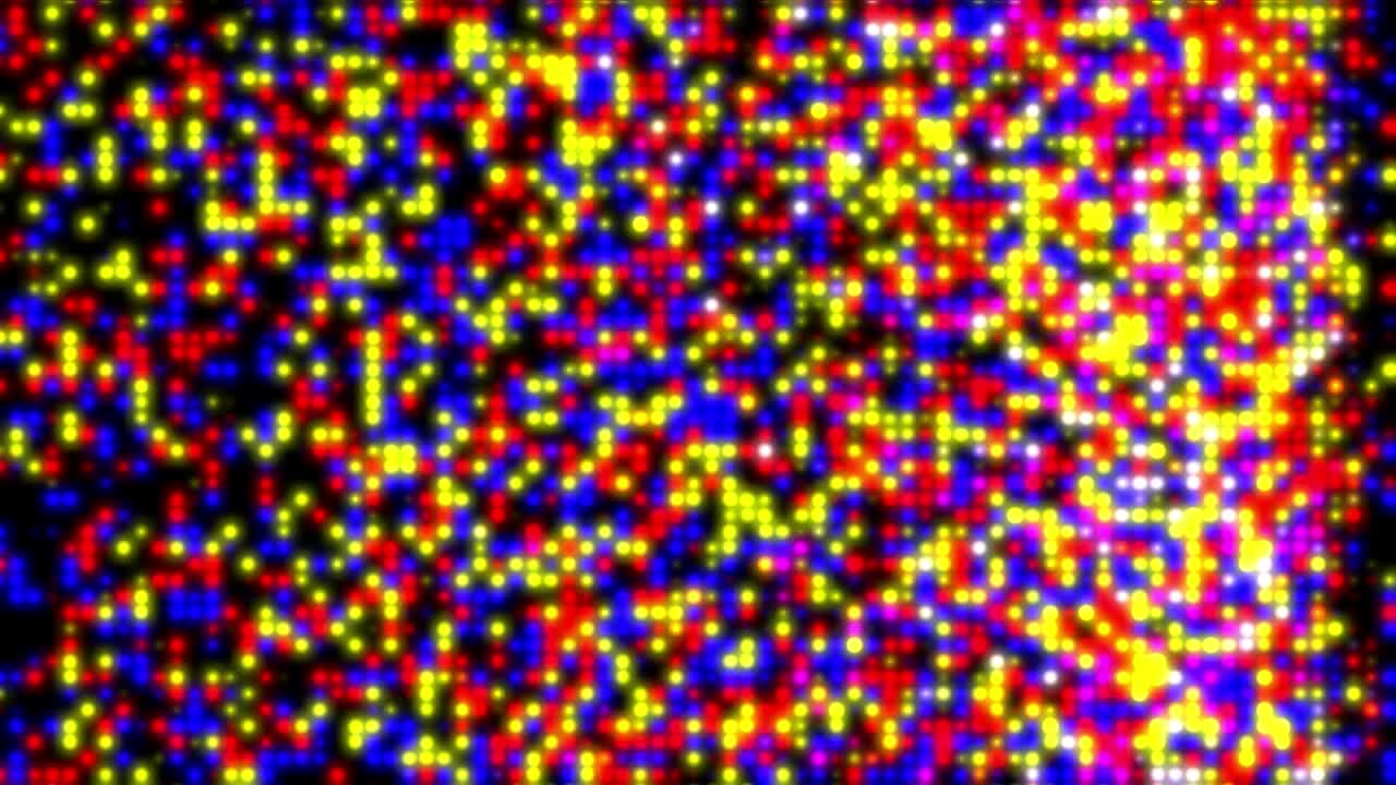 dots light led motion abstract 4k