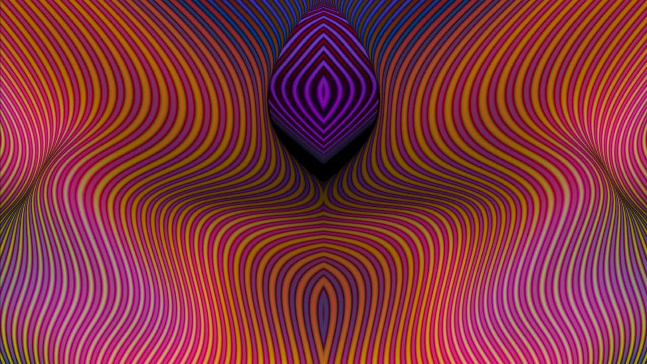 las rayas elásticas en 3d son un telón de fondo animado.