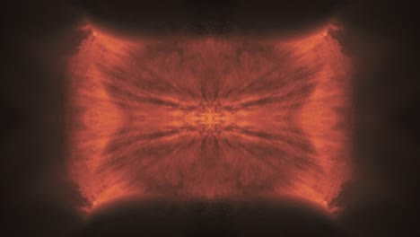 fondo de movimiento fractal brillante y ardiente