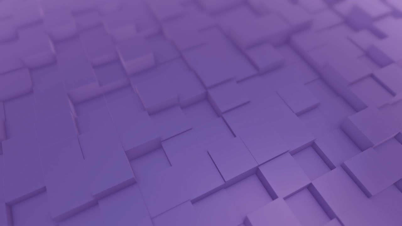 cubo abstracto de fondo 3d y bucle de 4k