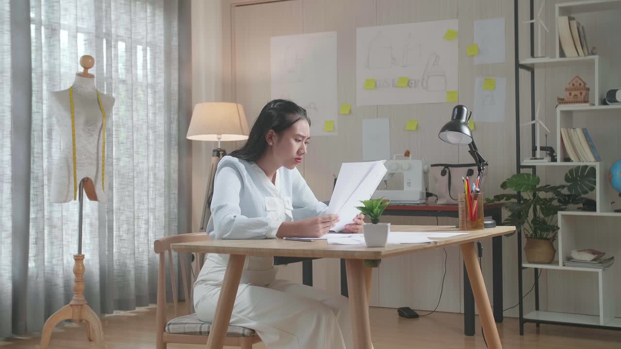 디자인에 종사하는 패션 디자이너