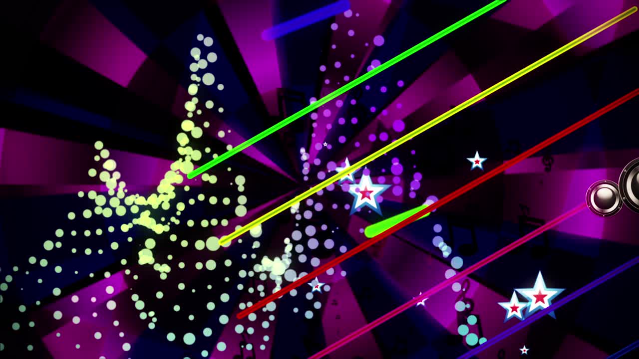 spettro musicale vintage vj loop