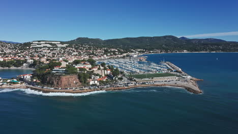 port and renécros cove in bandol france