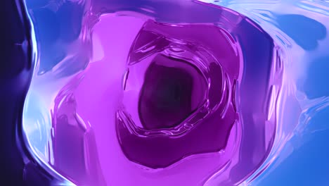 animación de formas abstractas multicolores con bucle de fluidos