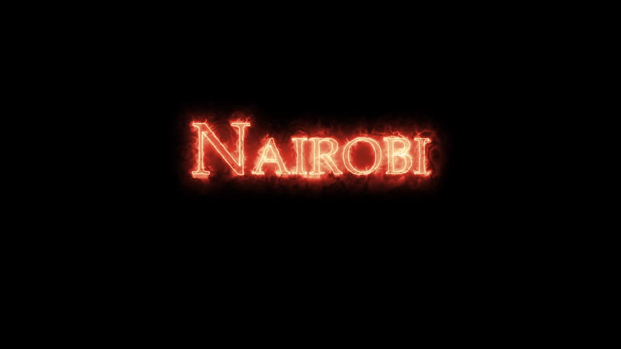 nairobi escrito con fuego. bucle