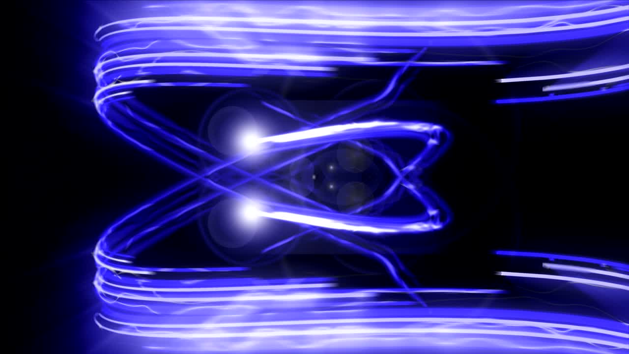 líneas abstractas en movimiento. 4k, bucle sin costuras.