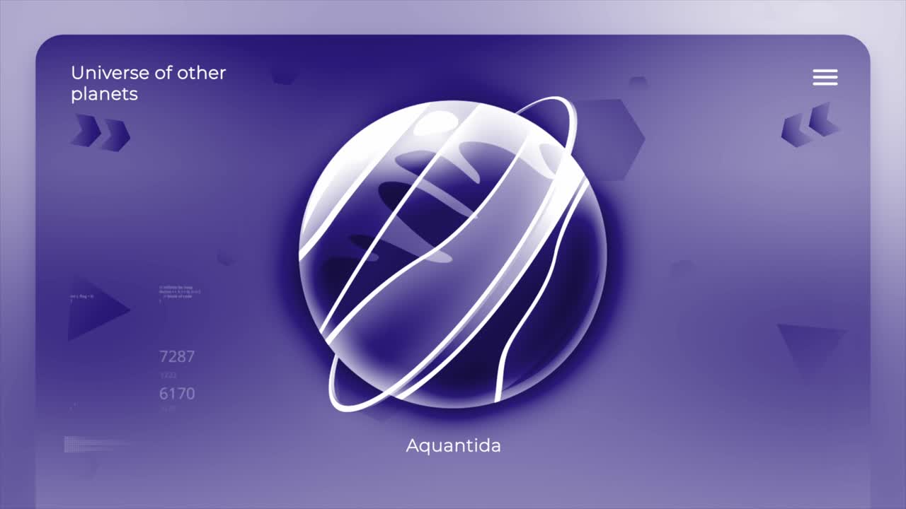 planeta púrpura en el espacio