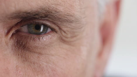 close-up-mature-man-eye-opening-looking-at-camera-iris-beauty