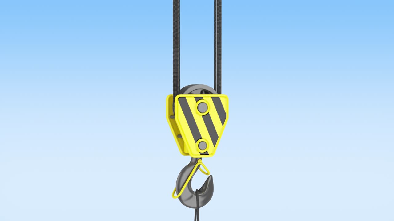 건설 크레인은 광고판을 들어 올립니다. 고립, 알파 매트, 그린 스크린.