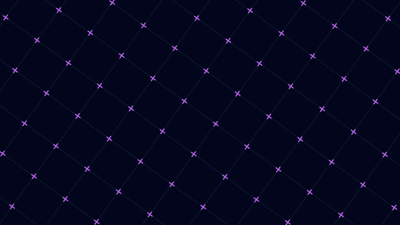 격자선이 있는 녹색 네온 교차 패턴