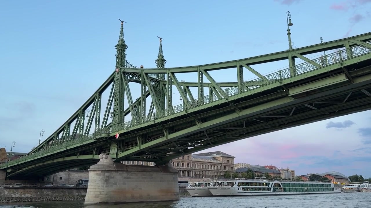 Vista dal basso dello storico Ponte della Libertà.