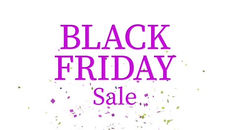 black friday event text animation motion graphics