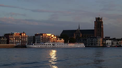 grote kerk, church of our lady of dordrecht shrine at oude maas riverfront