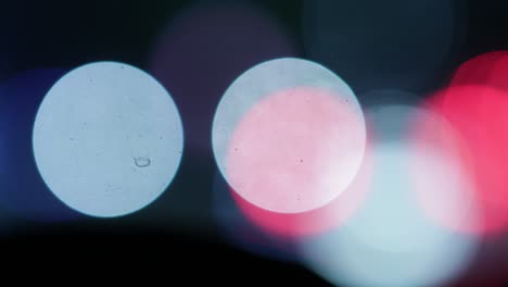 blurry bokeh lights in slow-motion 120fps