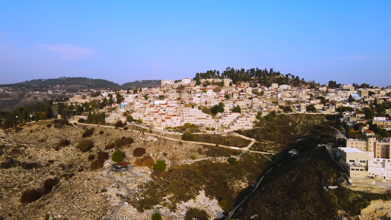 zefat, la ciudad antigua de galilea, en el norte de israel