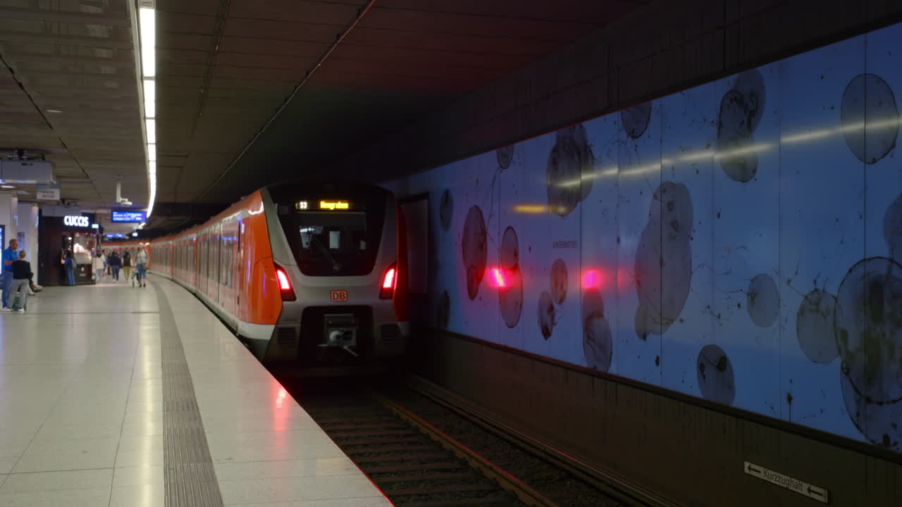 Subway Train at the Station