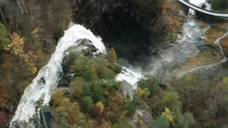 著名的scharfossen<unk>布的空中景色