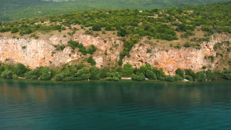 toma aérea de la costa de macedonia