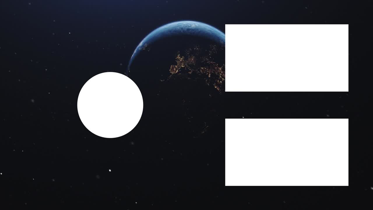Earth 3DCG end card ending screen motion graphics