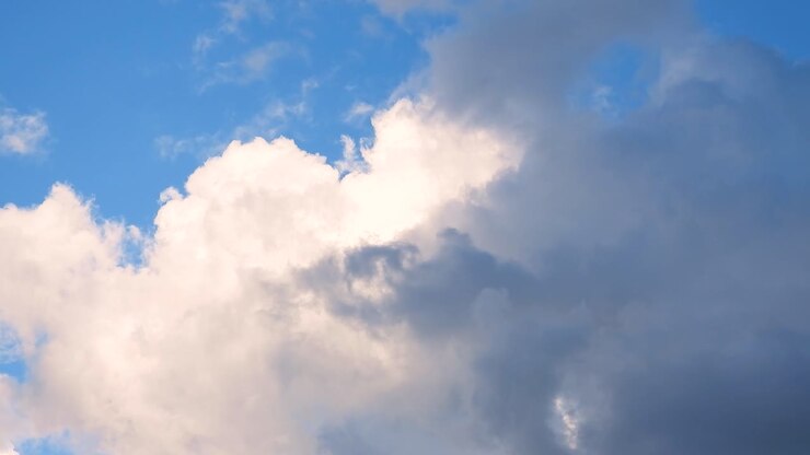 Cumulonimbus Clouds Against Blue Sky In Daytime