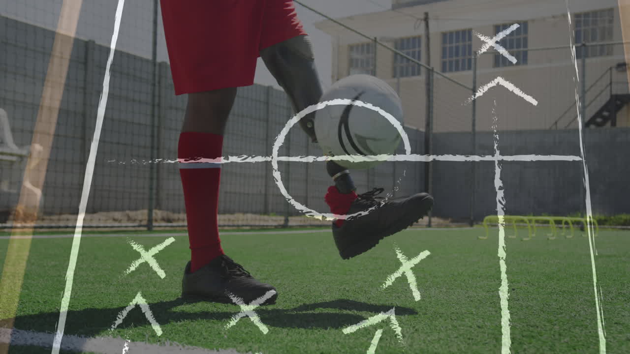 검은 바탕 위에 게임 계획의 드로잉의 애니메이션