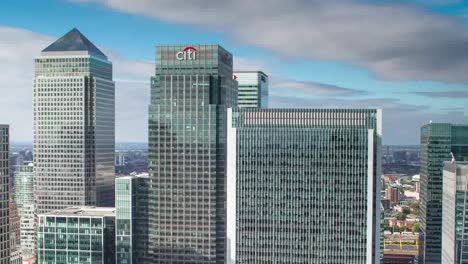 docklands skyscrapers pan 4k 01