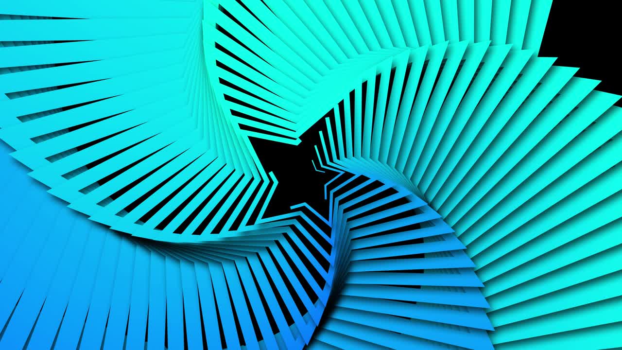 Infinite star loop tunnel