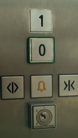 elevator control panel