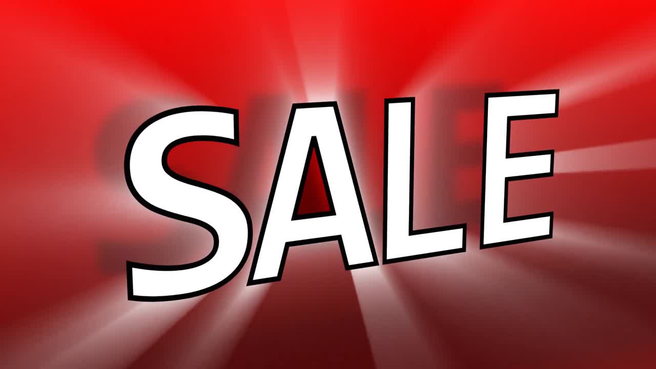 판매 표지판 애니메이션